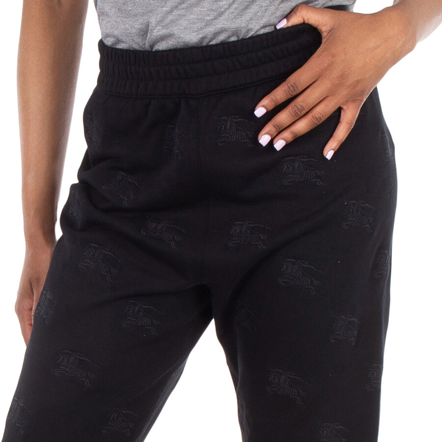 Burberry Larkan Ekd-Embroidered Cotton Track Pants - 4