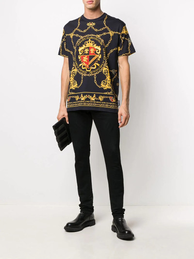 VERSACE JEANS COUTURE chain-print T-shirt outlook