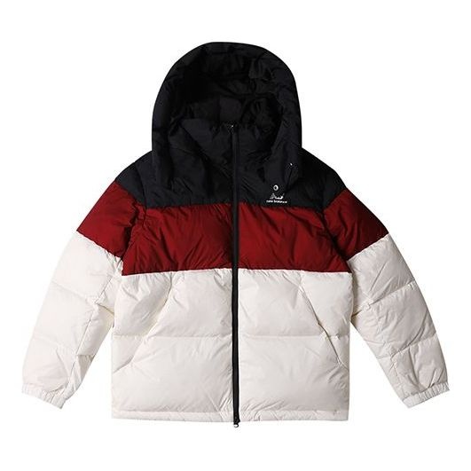 New Balance Winter Warm Puffer Jacket 'White Black Red' NPA43013-BUR - 1