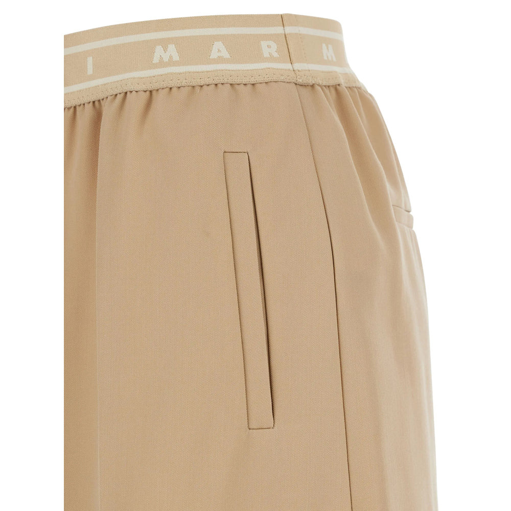 Marni Neutrals Trousers - Palazzo Pants Women - 2