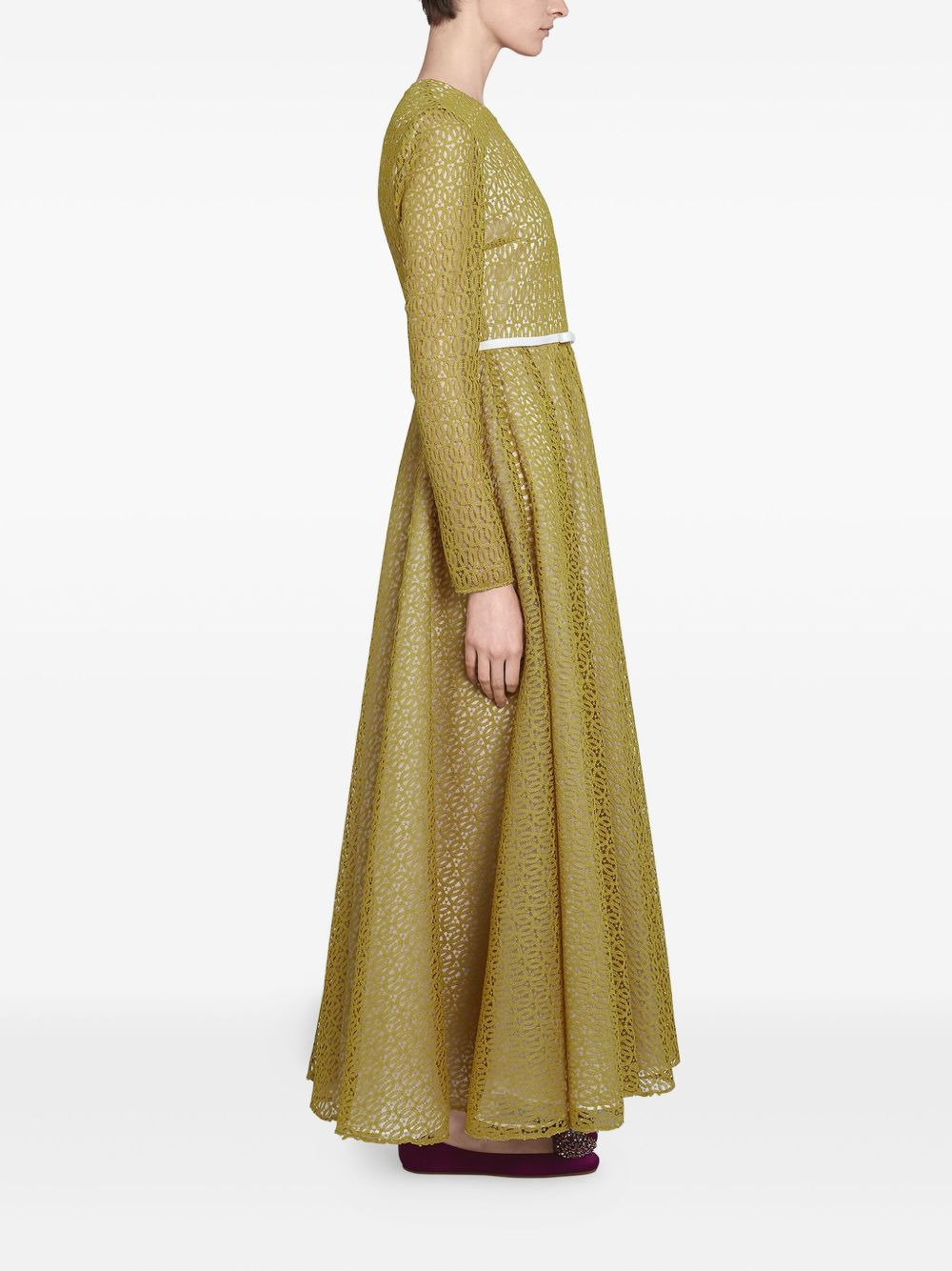 long macramé lace dress - 4