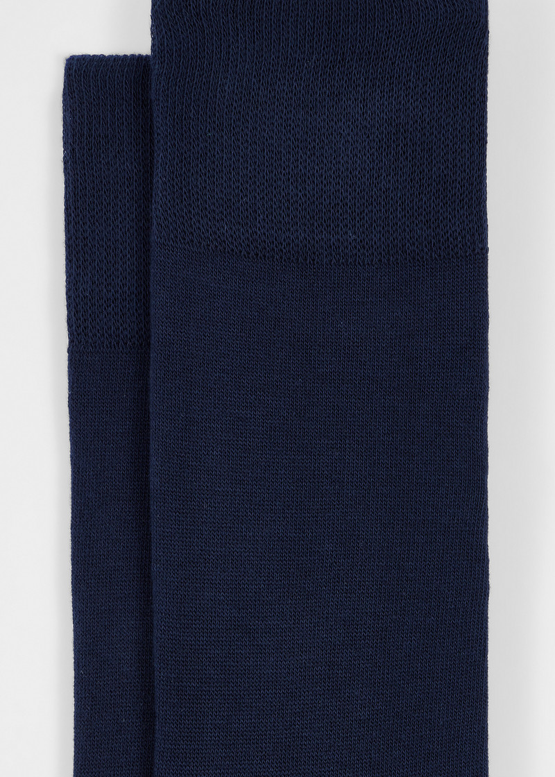 Navy 'Signature Stripe' Tipping Socks 3