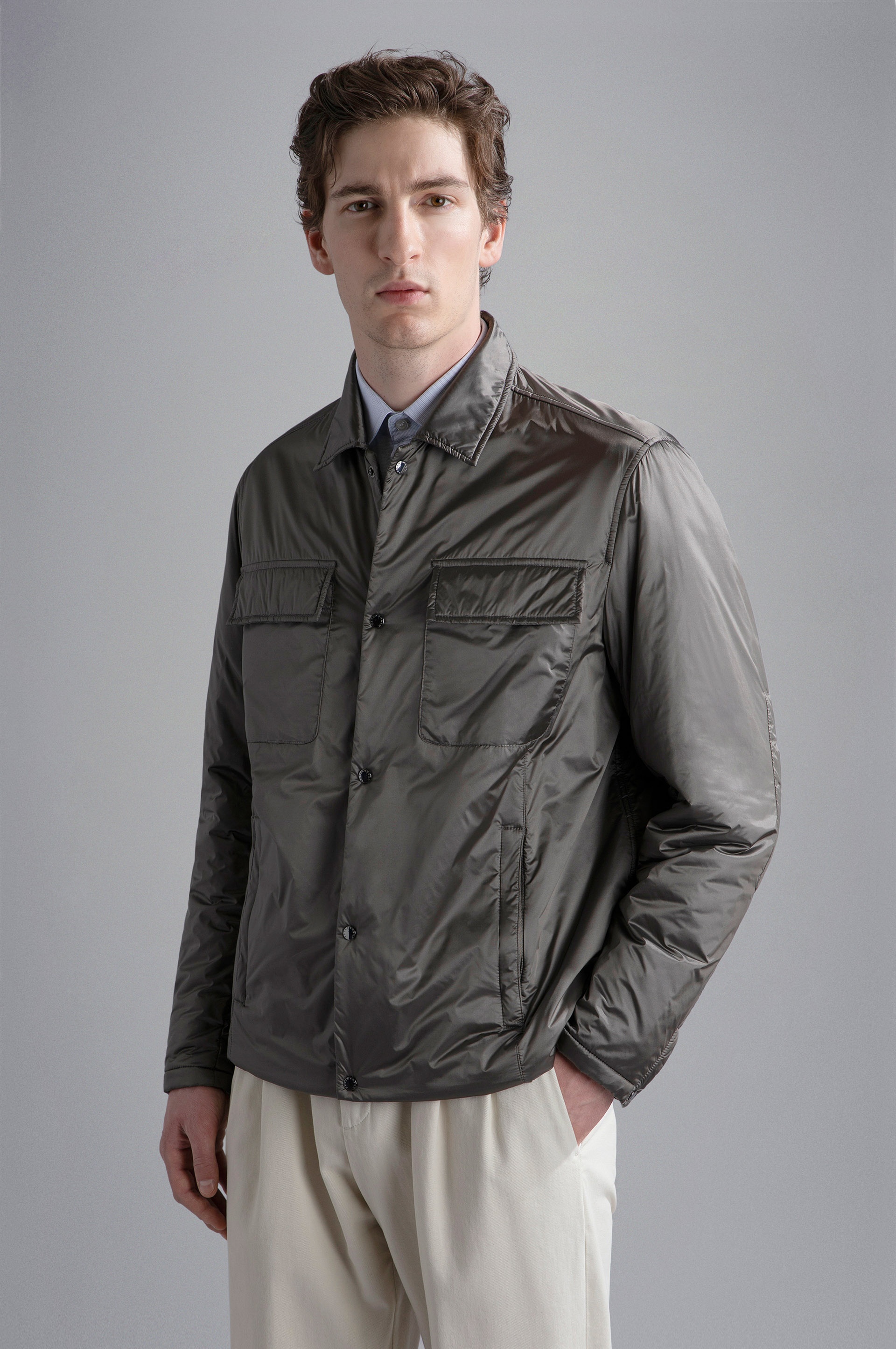 IRIDESCENT NYLON SHACKET - 7