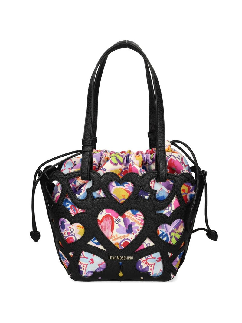 heart cutout tote bag 1