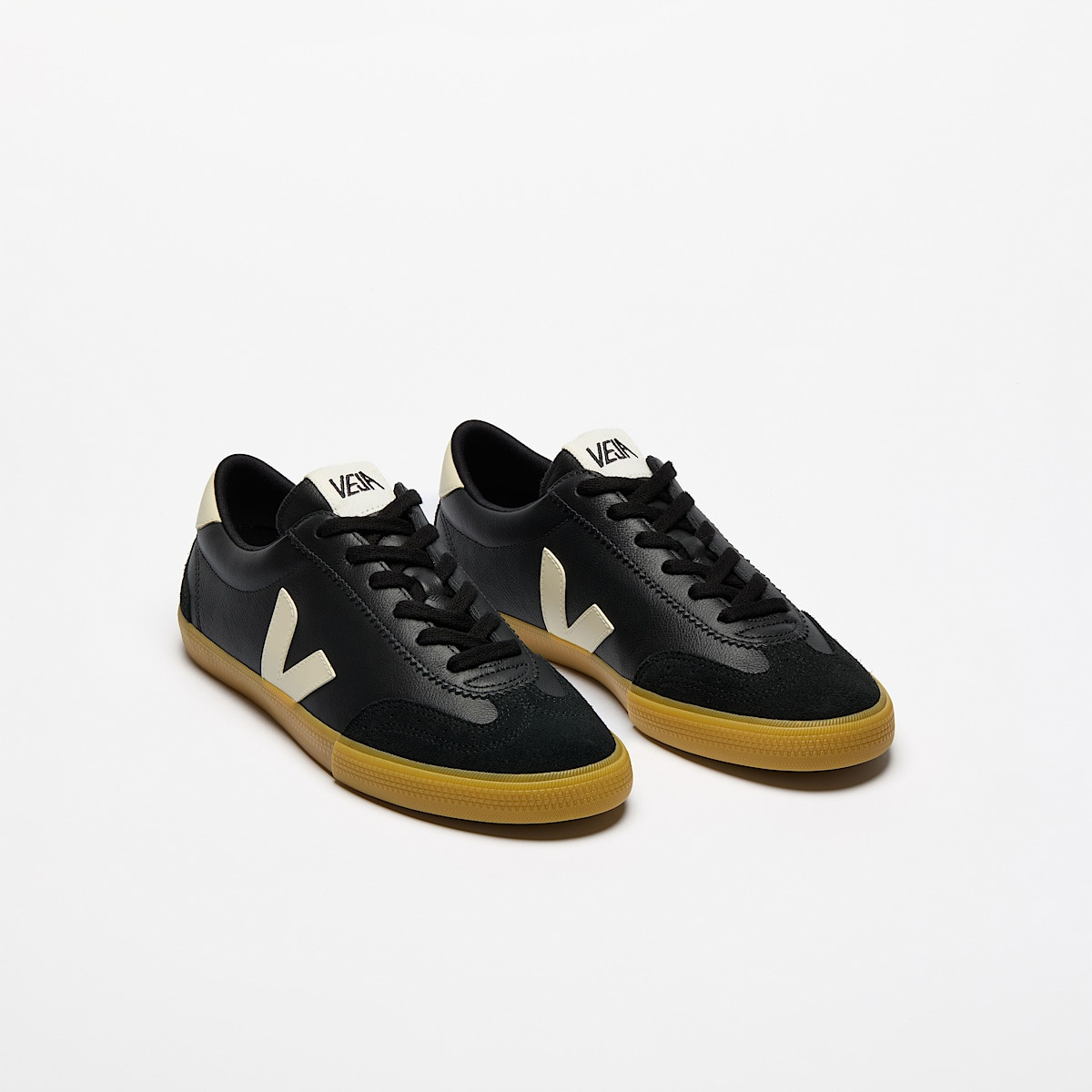 VOLLEY LEATHER BLACK PIERRE - 2