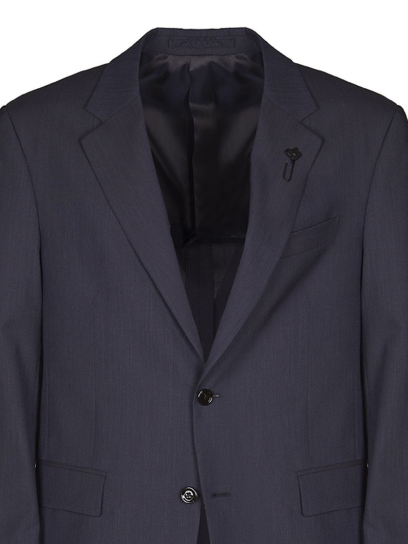 LARDINI button pinstripe suit outlook