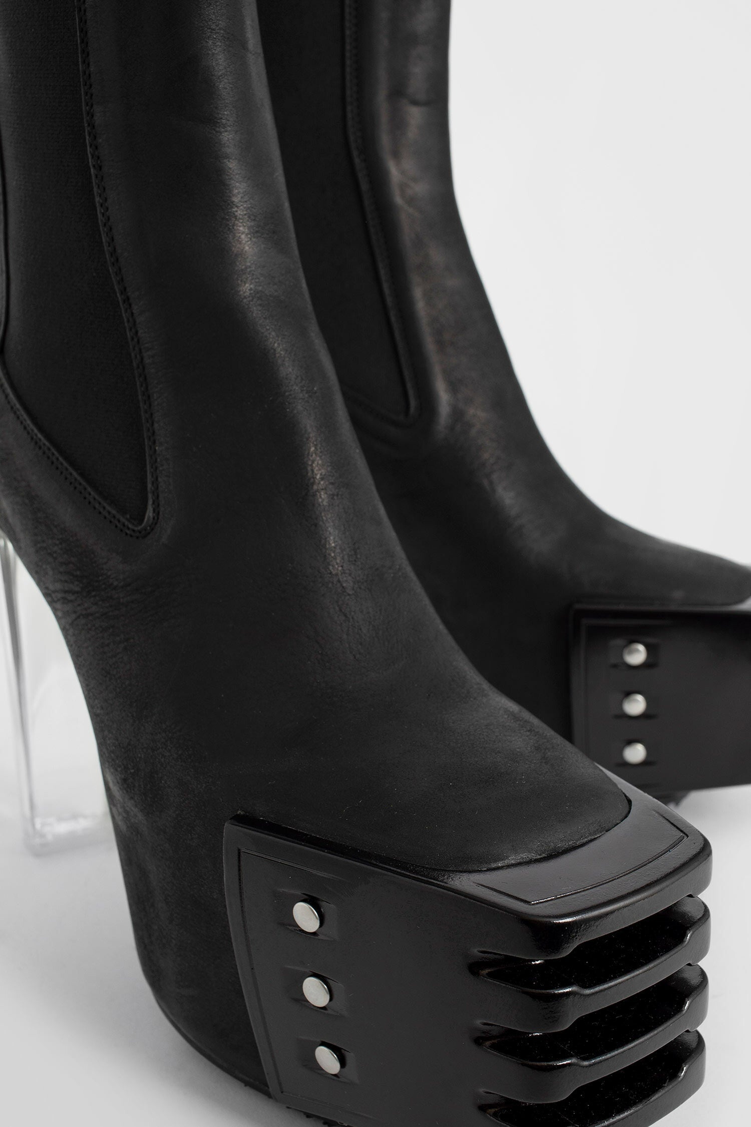 RICK OWENS WOMAN BLACK BOOTS - 7