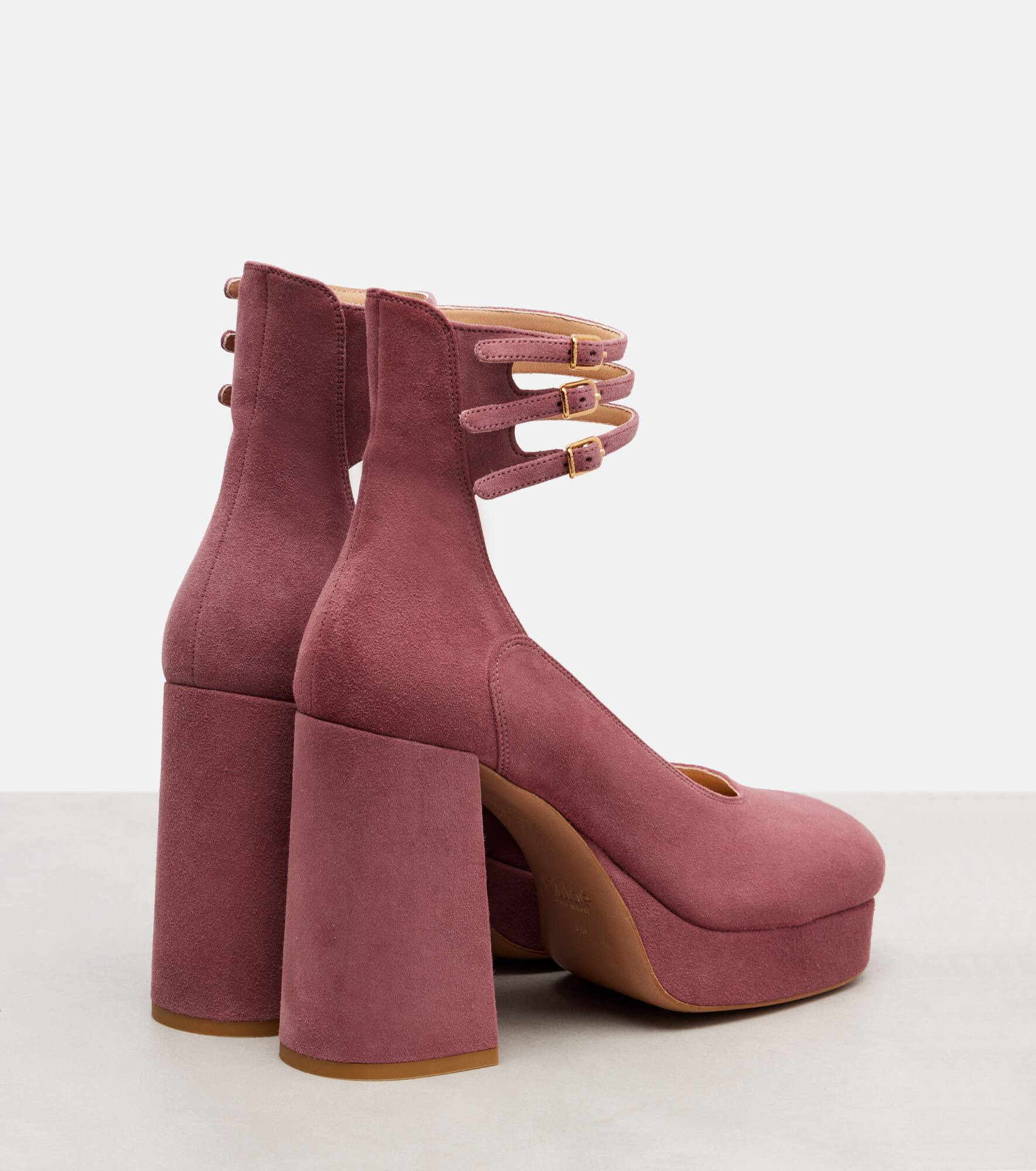 Loti 100 suede platform pumps - 2