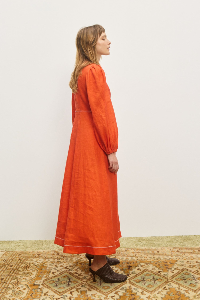 Contessa Long Sleeve Midi Dress 3