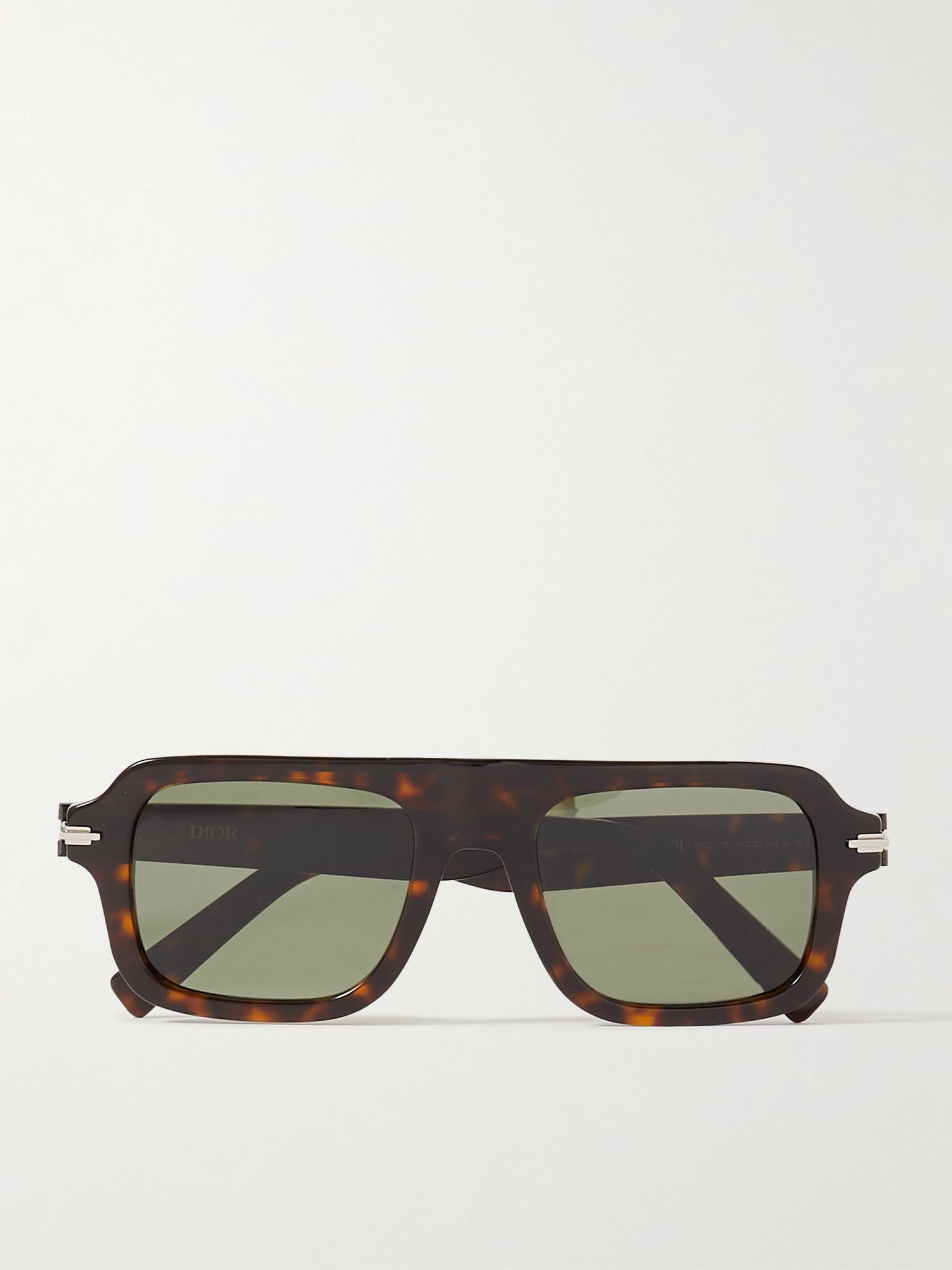 DiorBlackSuit N2I Square-Frame Tortoiseshell Acetate Sunglasses Tortoiseshell - 1