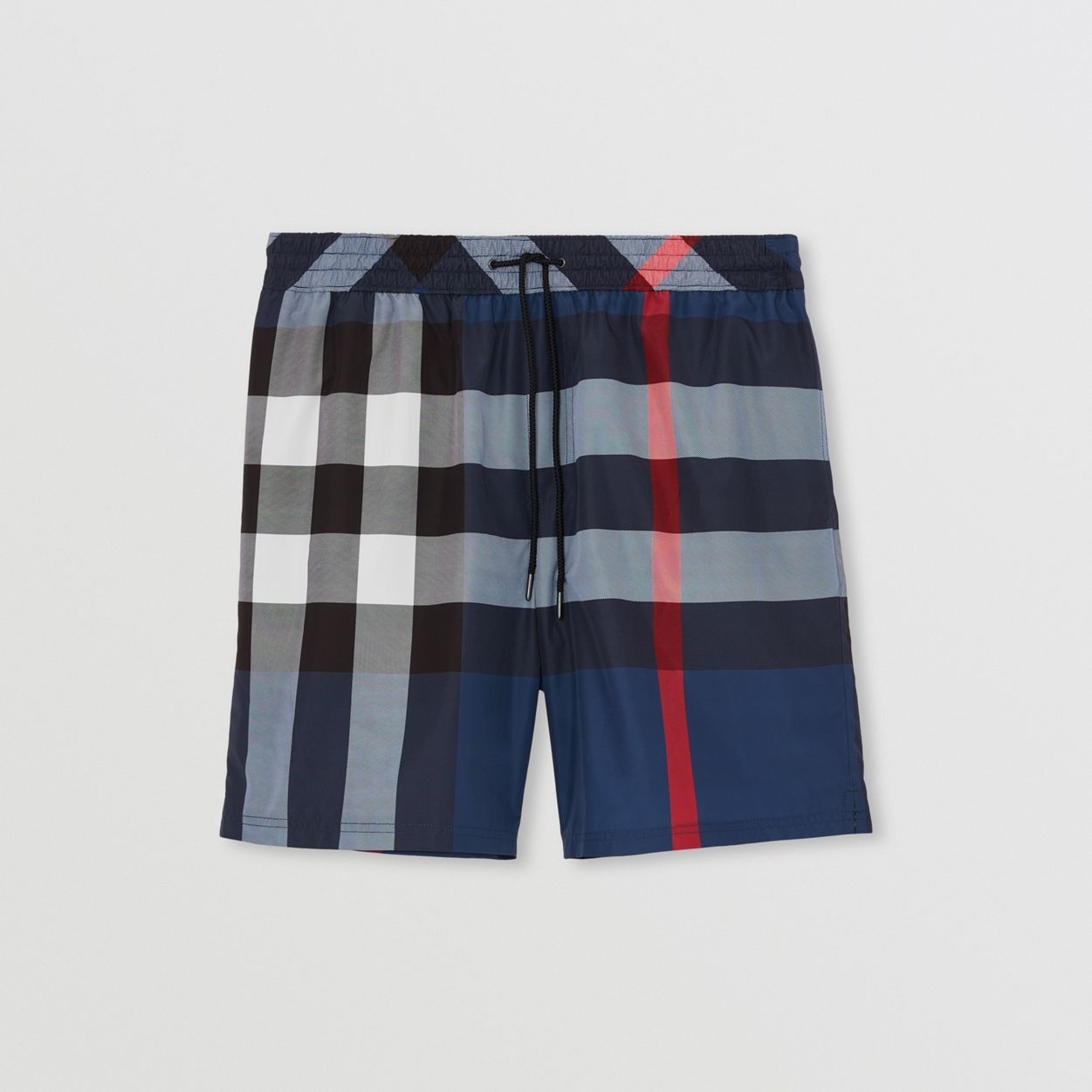 Check Drawcord Swim Shorts - 1