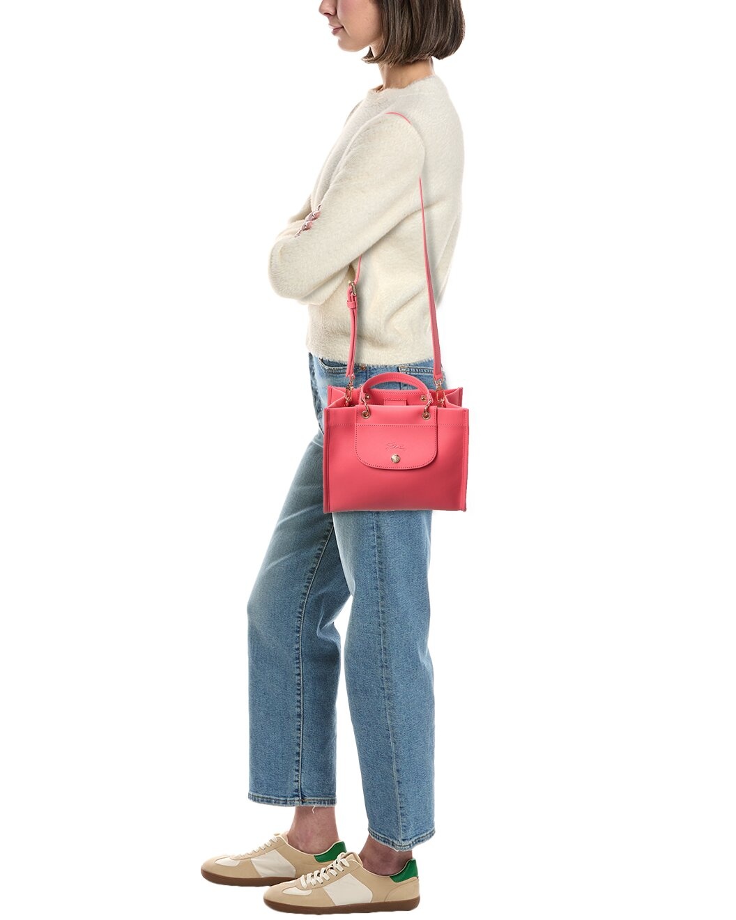 Longchamp Cabas Small Leather Handbag - 4
