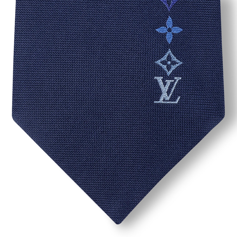 3 Monogram Flower Tie 3