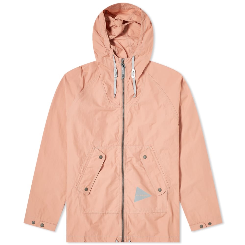 And Wander Nylon Taffeta Hooded Jacket - 1