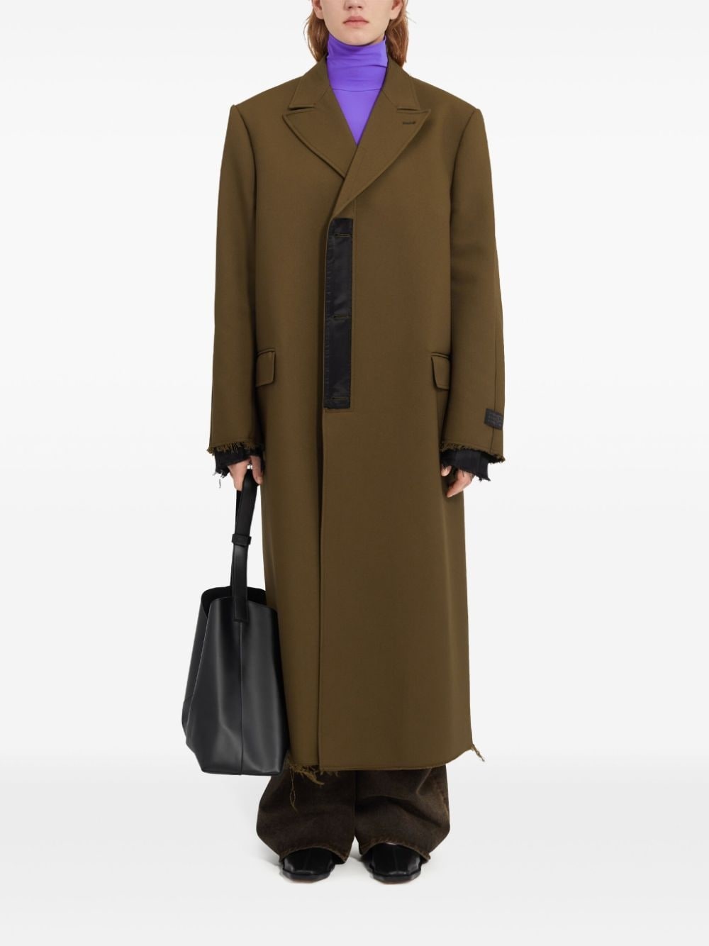 Numeric Signature single-breasted coat - 2