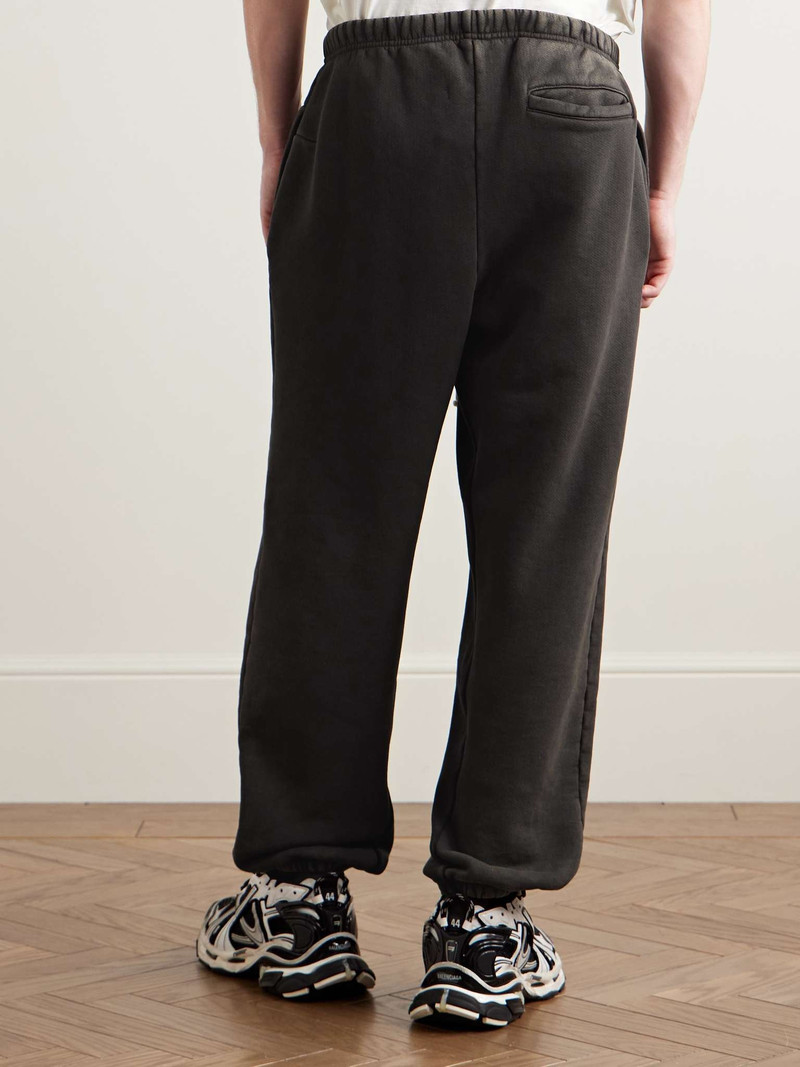 CVA Tapered Logo-Print Embroidered Cotton-Jersey Sweatpants 4