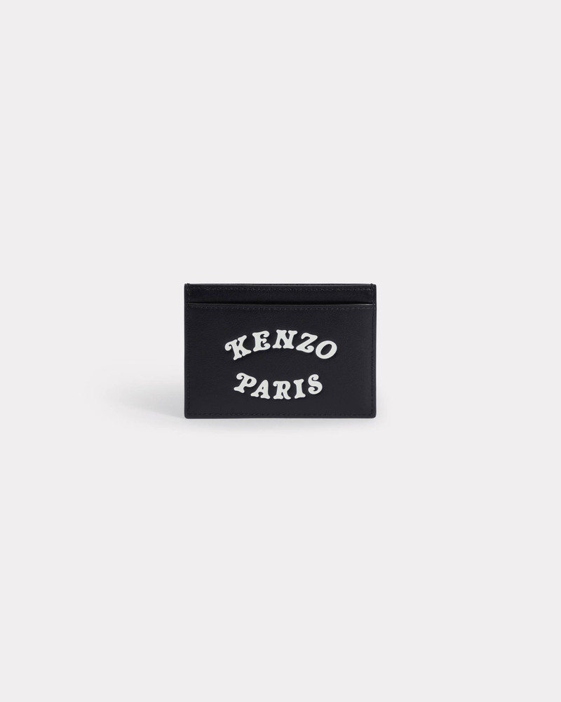 KENZO 'KENZO VERDY MARKET' card holder in leather outlook