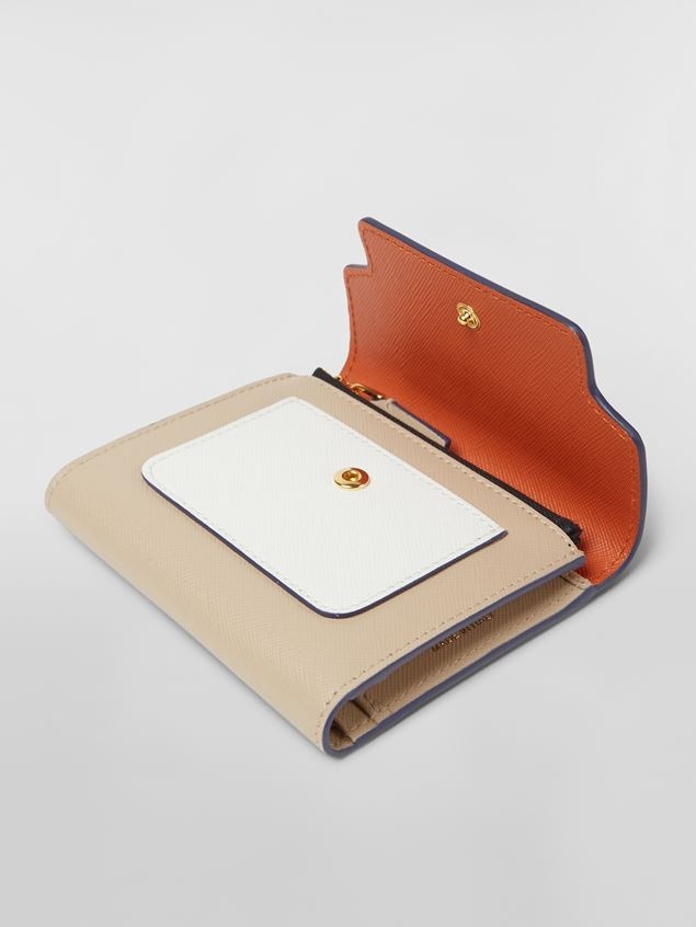 SQUARE WALLET IN SAFFIANO LEATHER - 5