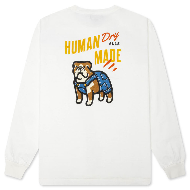 Human Made GRAPHIC L/S T-SHIRT #37 - WHITE outlook