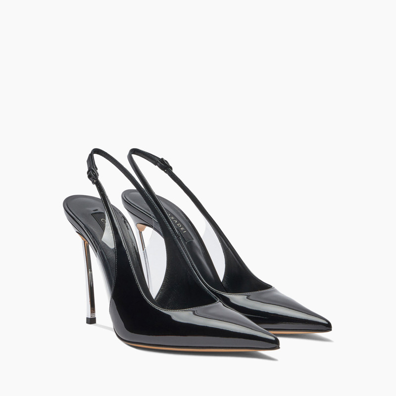CASADEI Superblade Patent Leather Slingback outlook