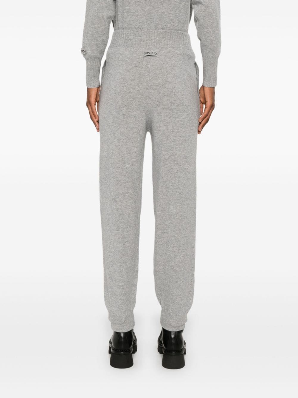 mélange track pants - 4