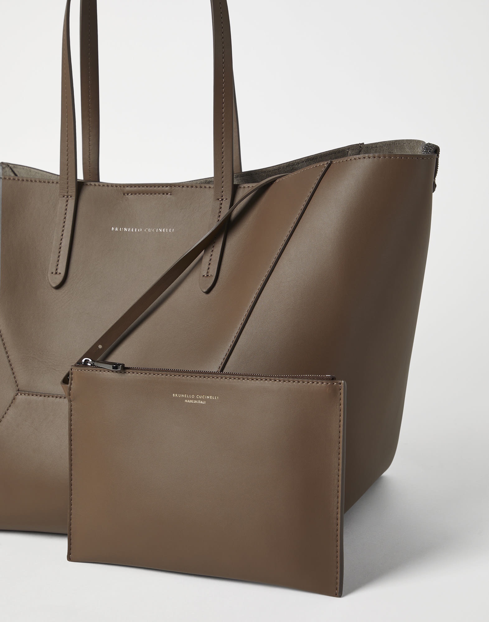 BC Duo bag in calfskin with monili - 5