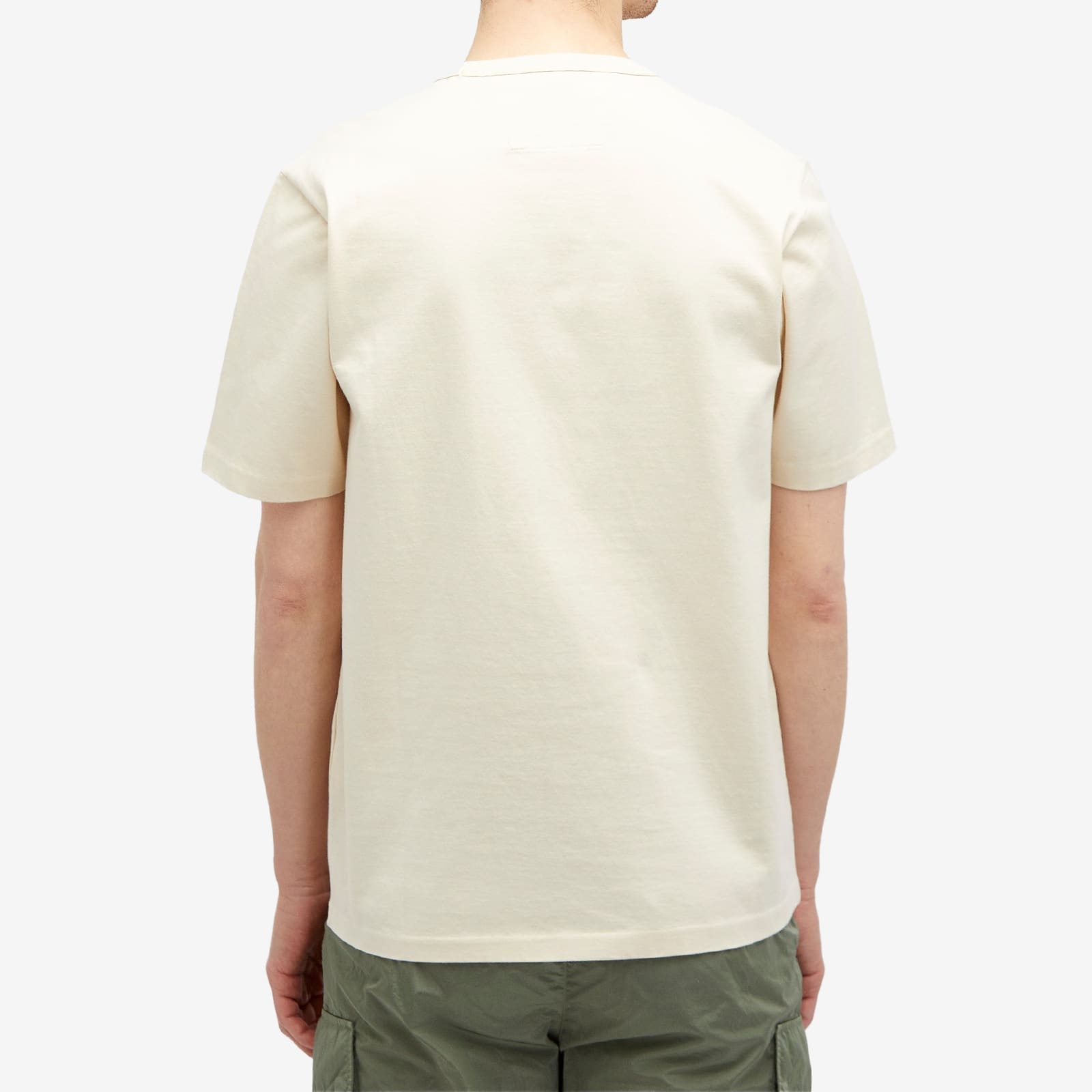 C.P. Company 30/2 Mercerized Jersey Twisted Logo T-Shirt - 3