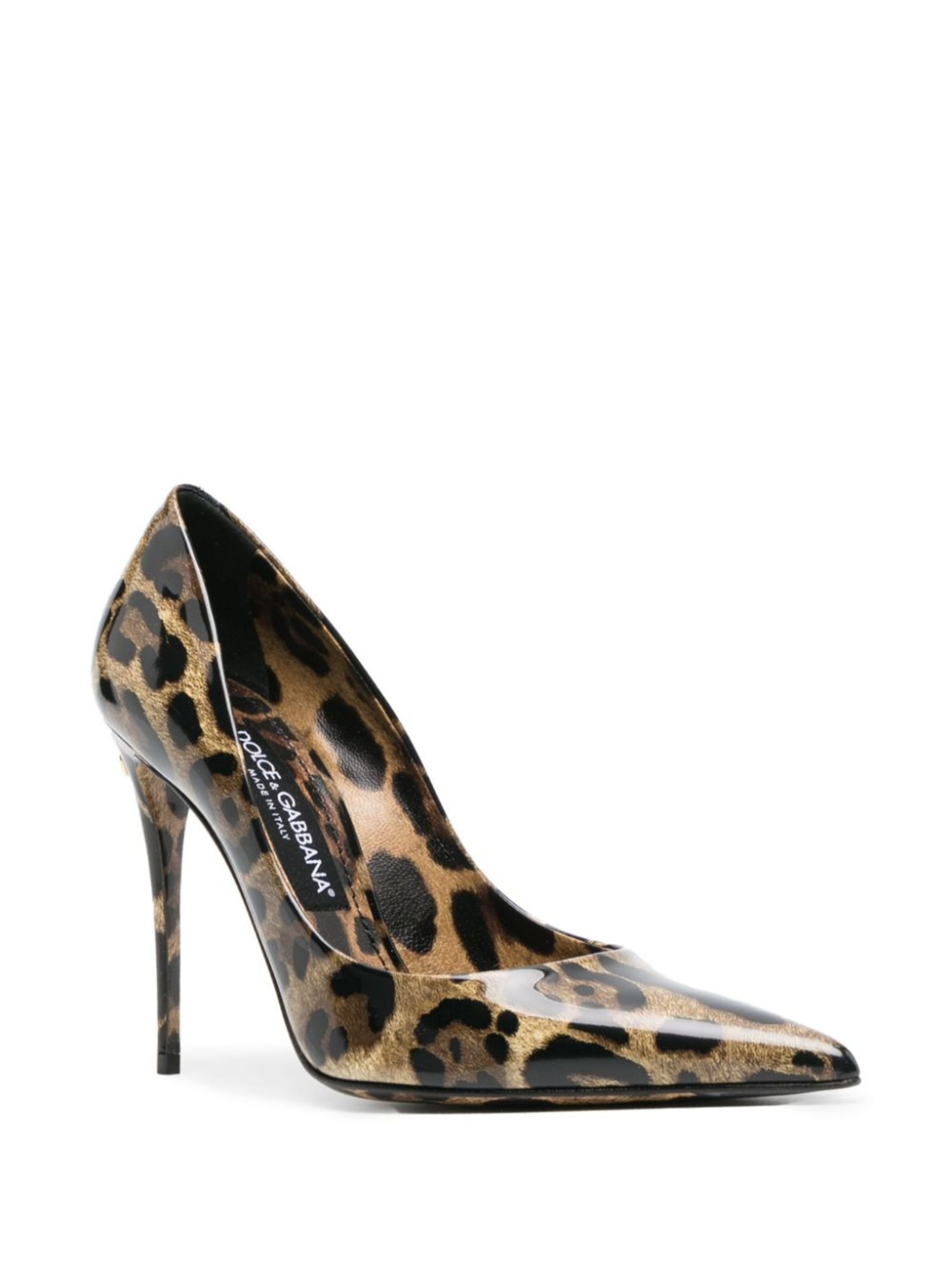 X Kim Brown 110 Leopard-Print Pumps - 2