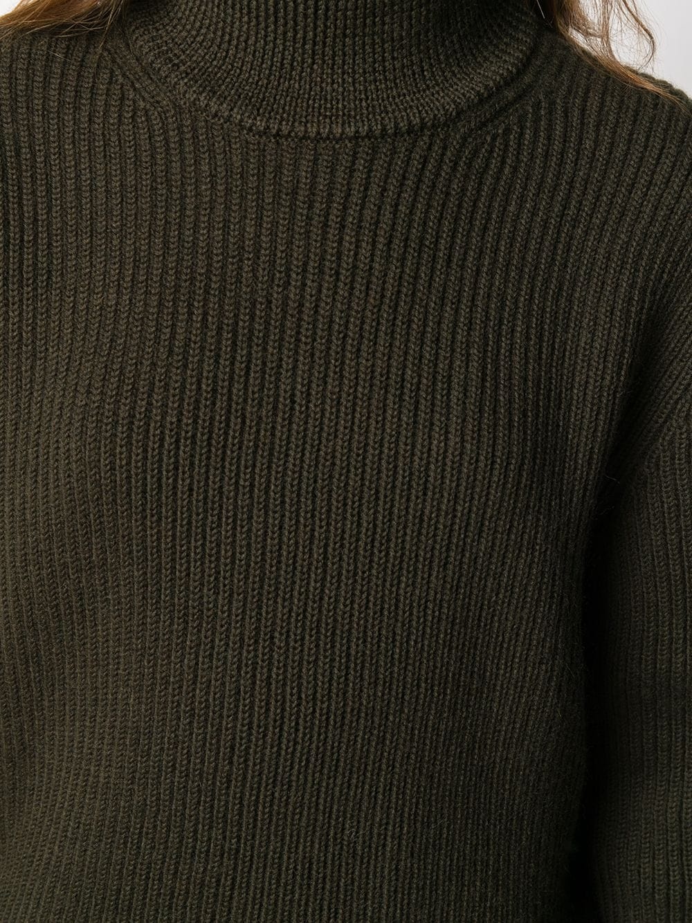 high neck wool jumper - 5