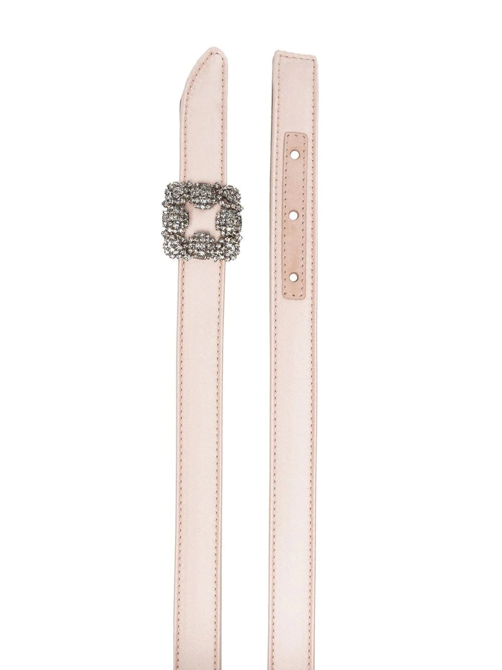 Hangisi crystal-embellished leather belt - 2