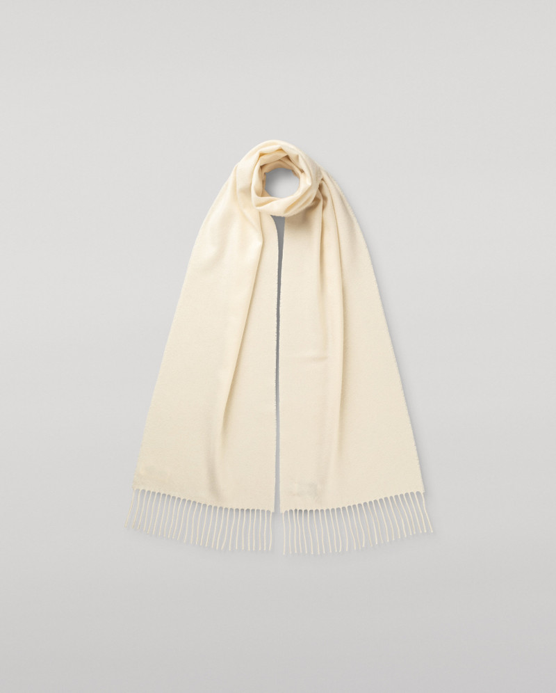 White Cashmere Scarf 1