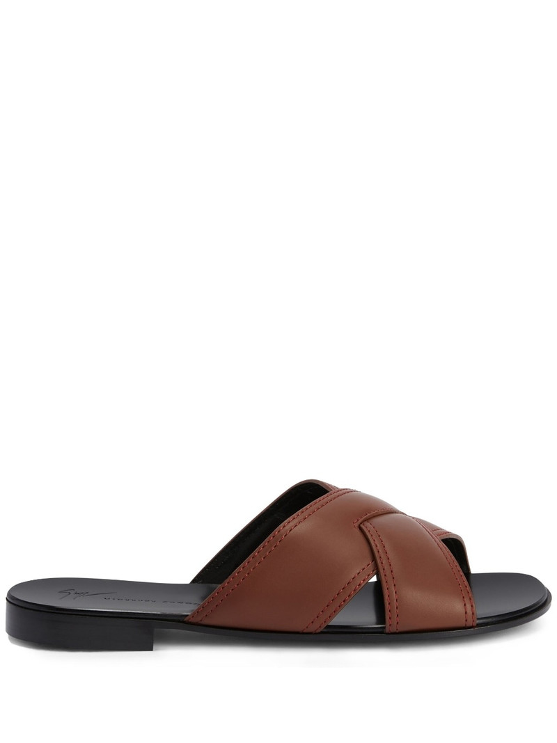 Flavio crossed-leather sandals 1
