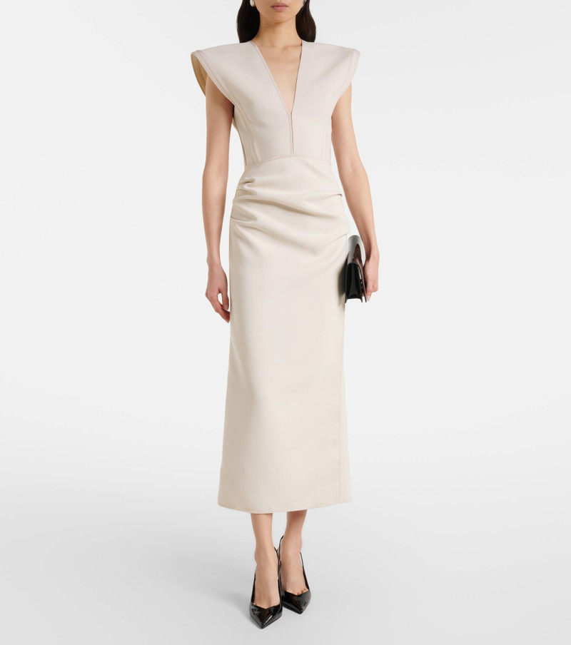 MATICEVSKI Wingtip draped midi dress outlook