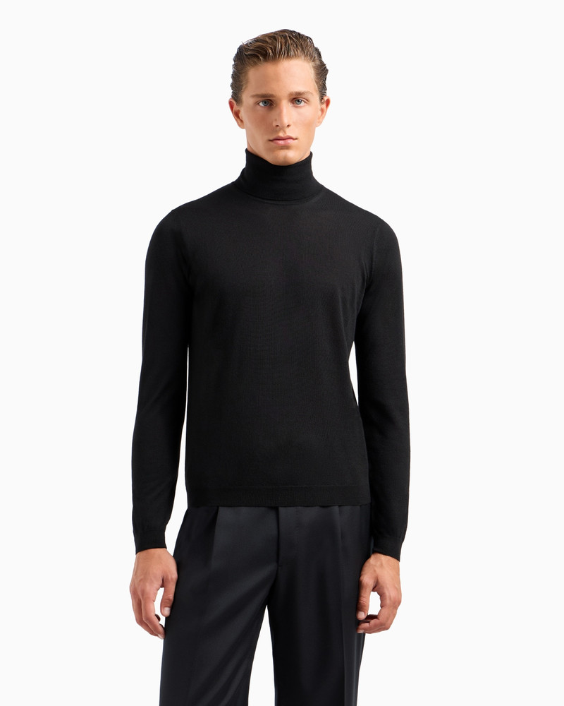 GIORGIO ARMANI Cashmere mock-neck jumper outlook