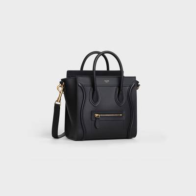 CELINE Nano Luggage bag in smooth calfskin outlook