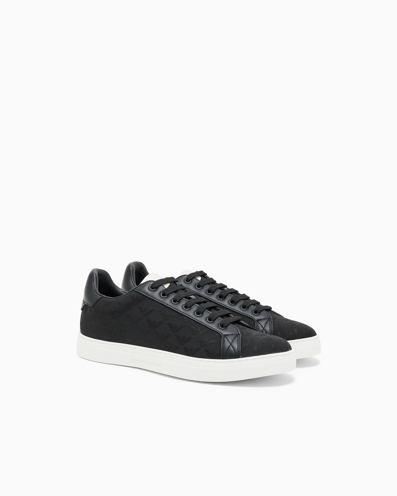 NYLON SNEAKERS WITH JACQUARD ALL-OVER EAGLE - 2