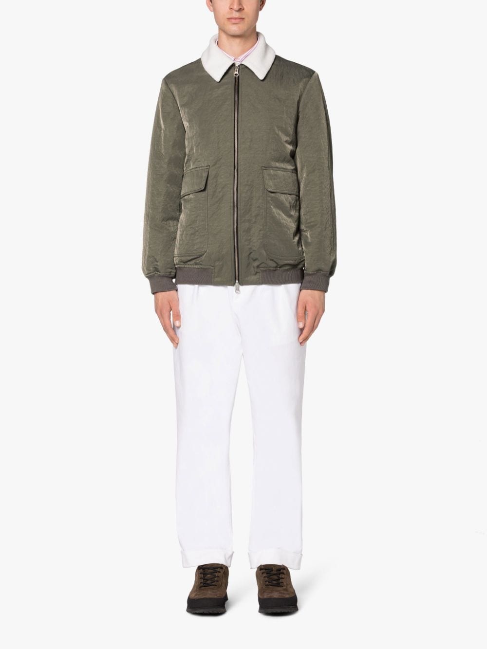 AIRMAN ARMY GREEN NYLON JACKET - 2