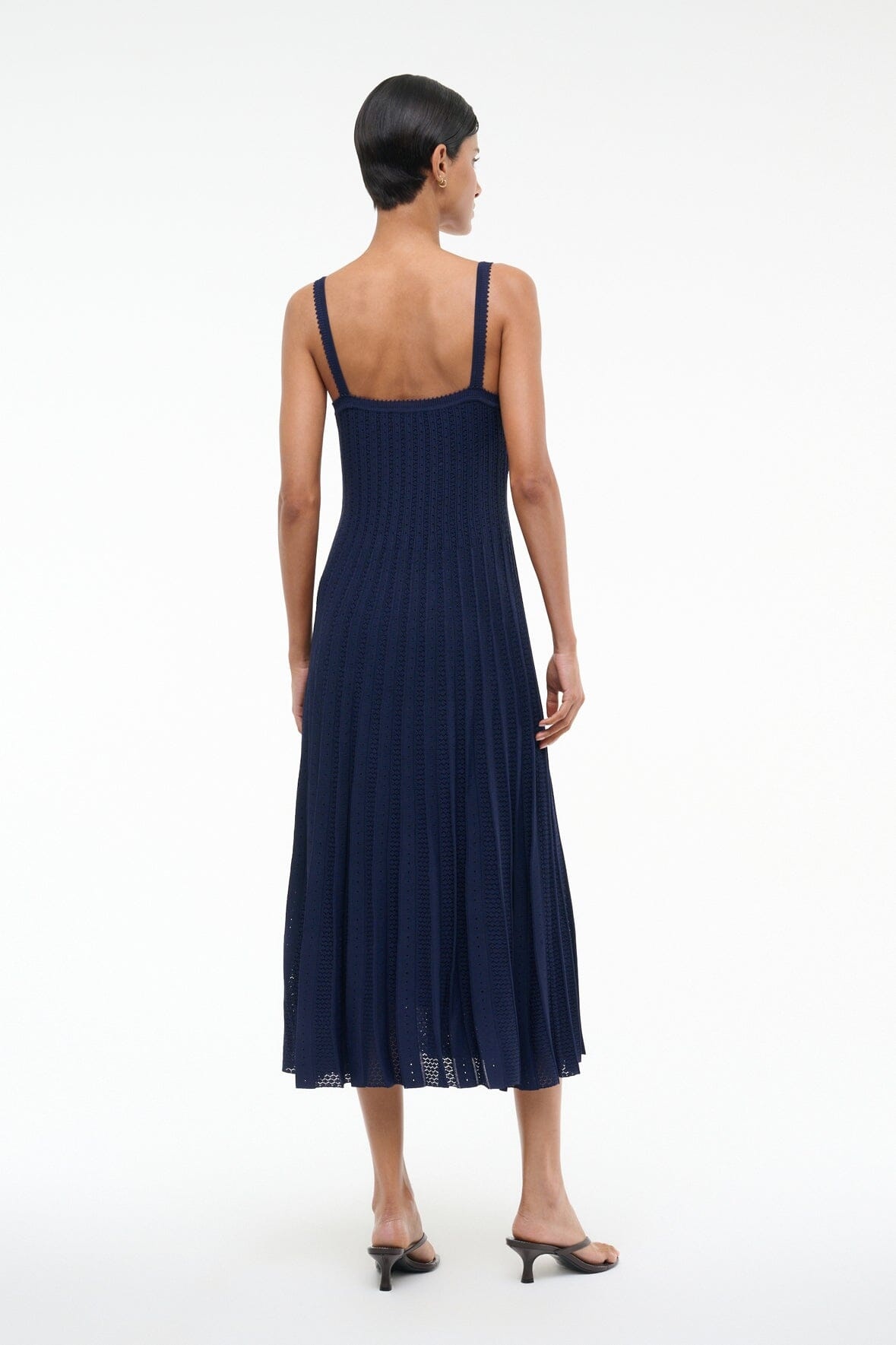 STAUD ELLEN DRESS NAVY - 3