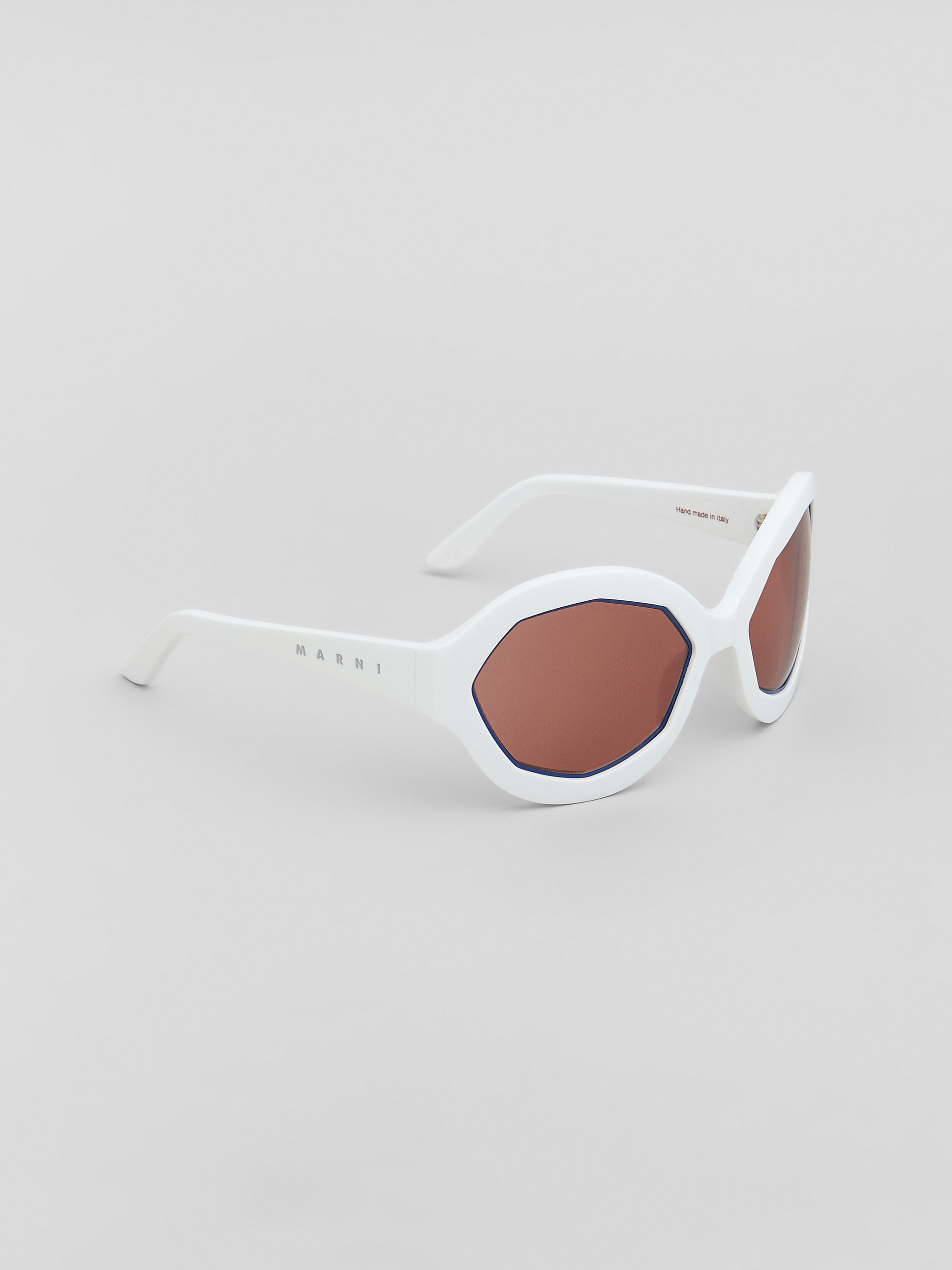 CUMULUS CLOUD WHITE ACETATE SUNGLASSES - 3