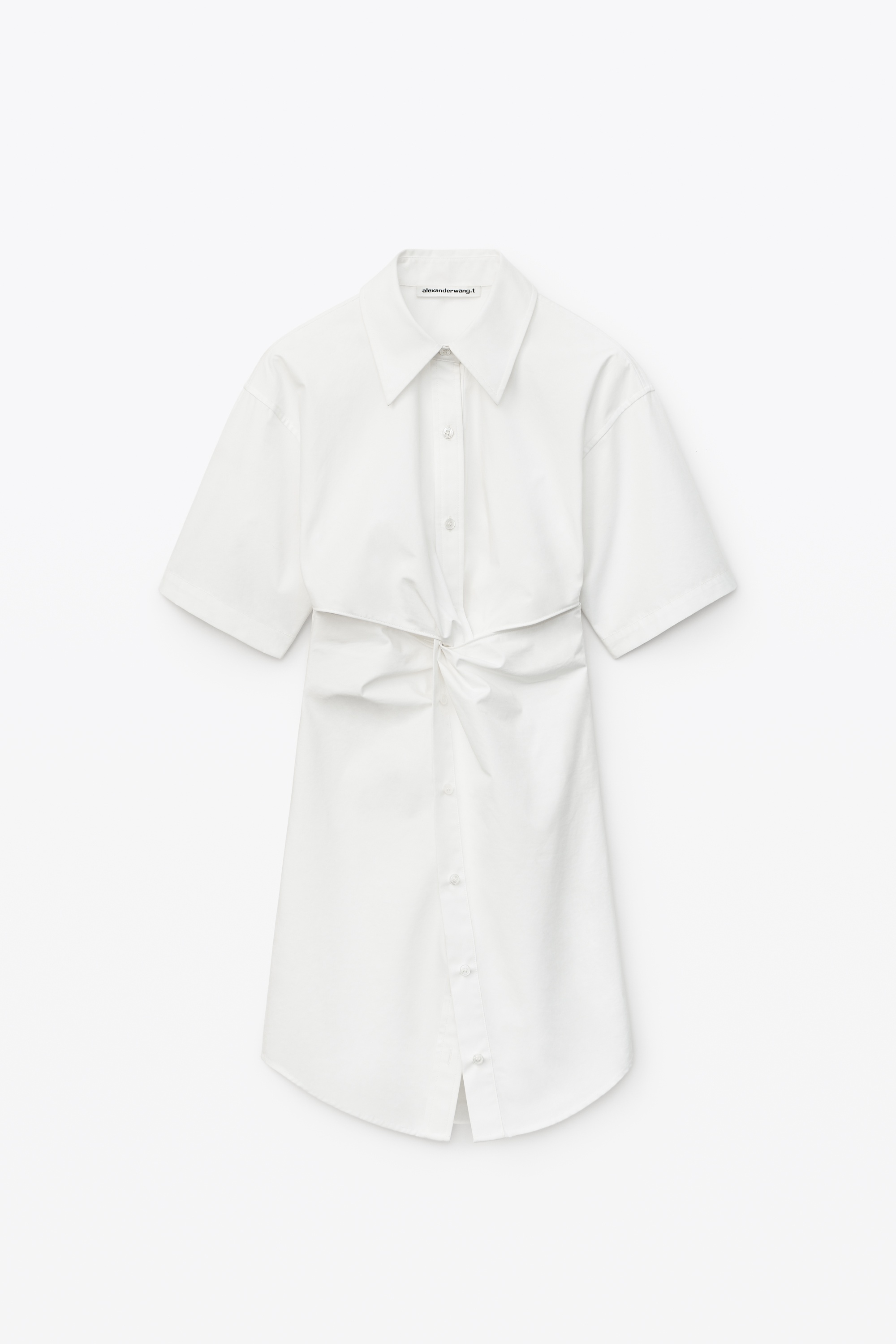 POPLIN MINI SHIRT DRESS - 1