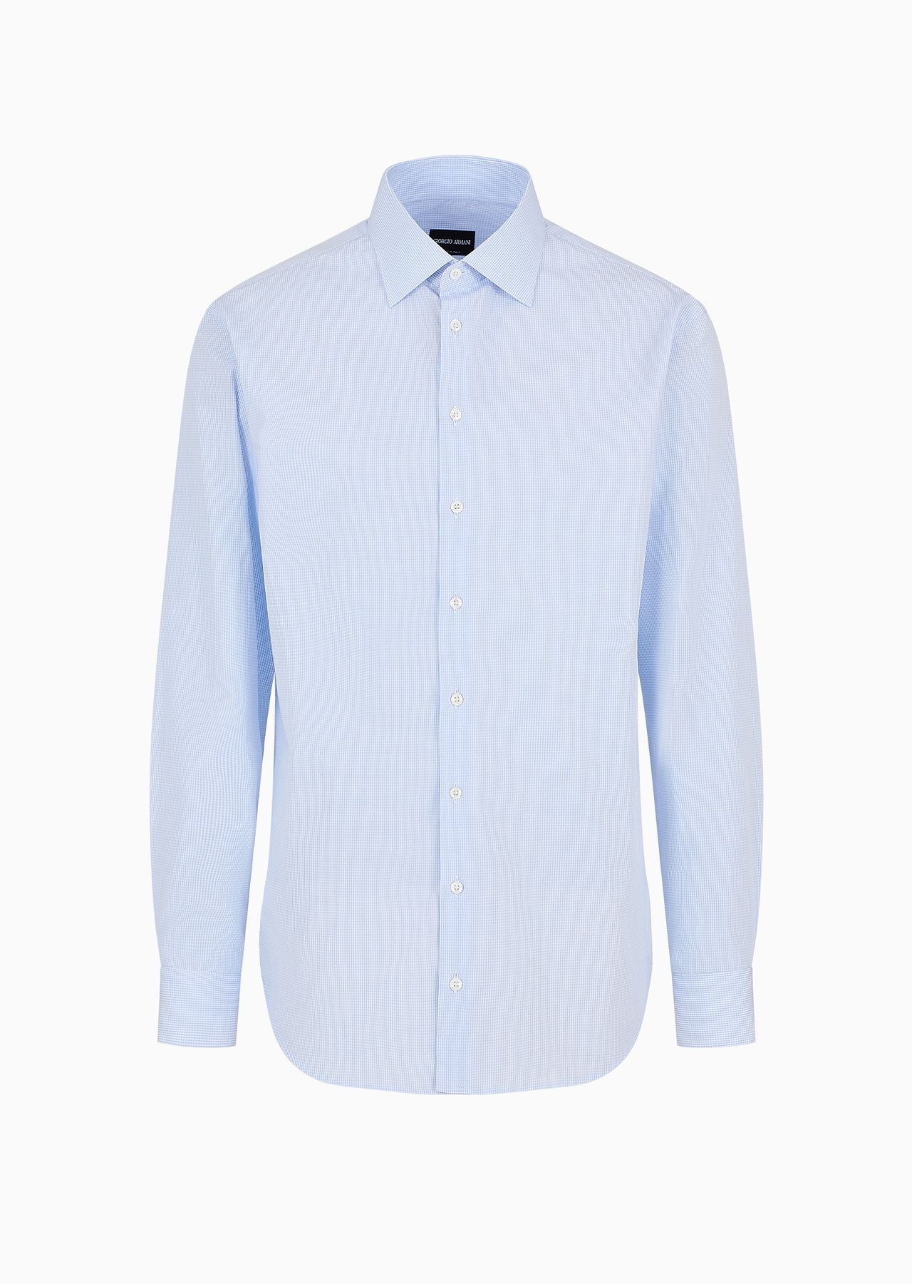 Regular-fit shirt made from micro-woven cotton - 1