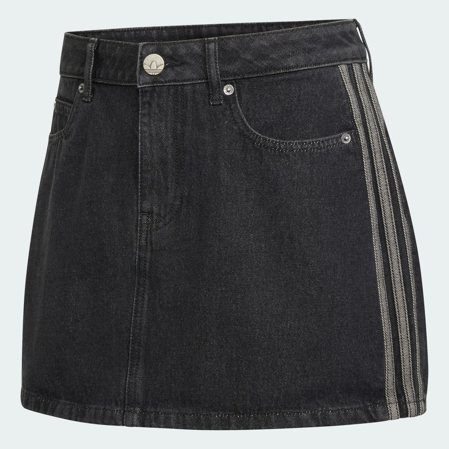 MID RISE DENIM SKIRT - 1
