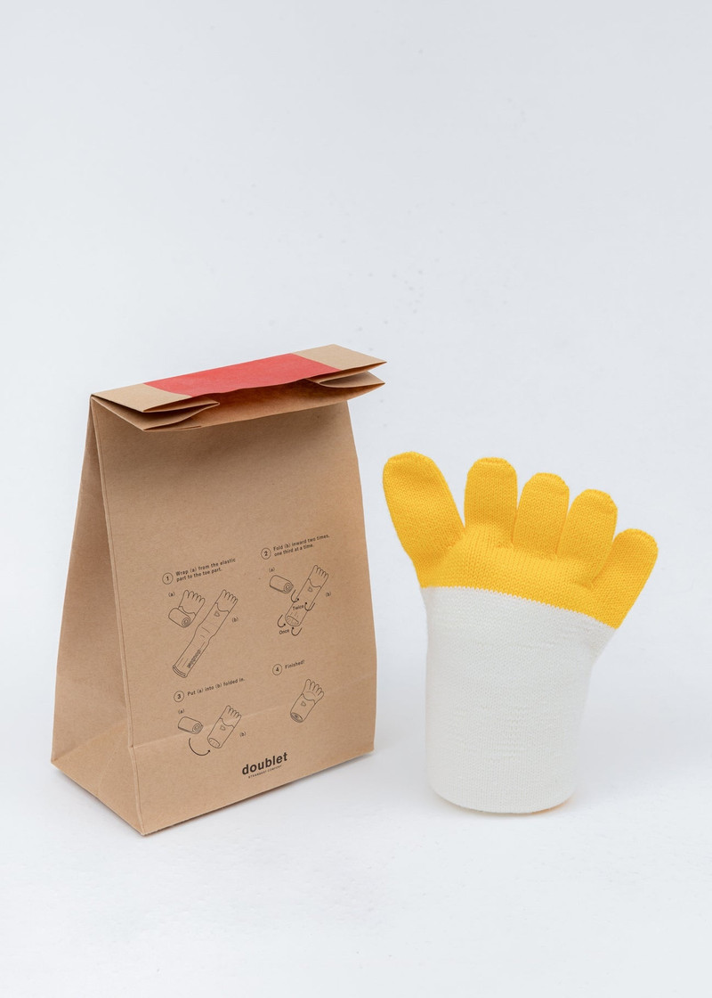 White Fried Potato Socks 3