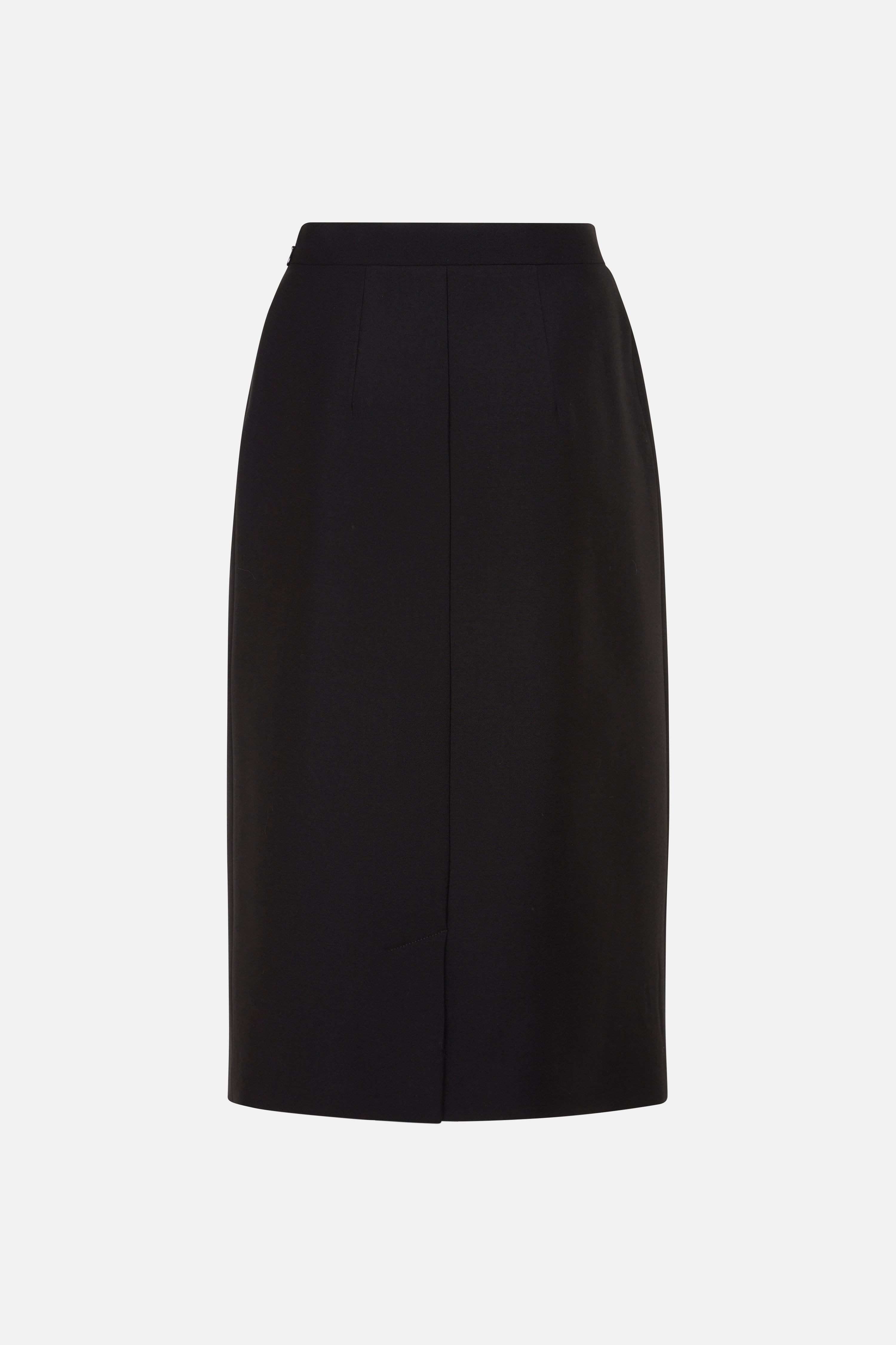 WOOL SATIN SKIRT - 2