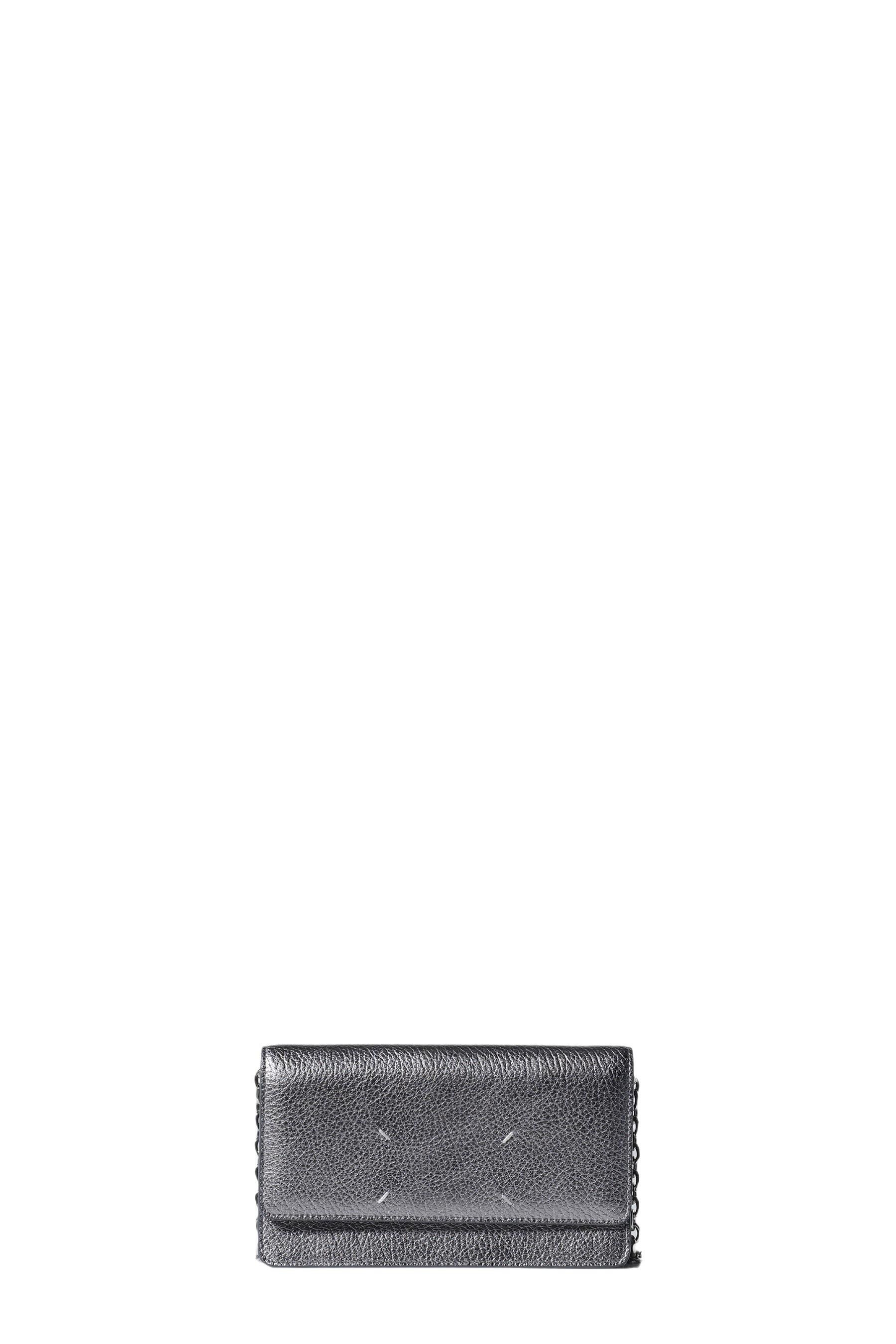 WALLET ON CHAIN MEDIUM / METALLIC GRY - 3