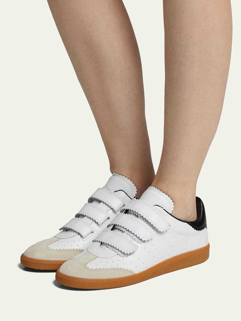 Isabel Marant Beth Grip Strap Sneakers outlook