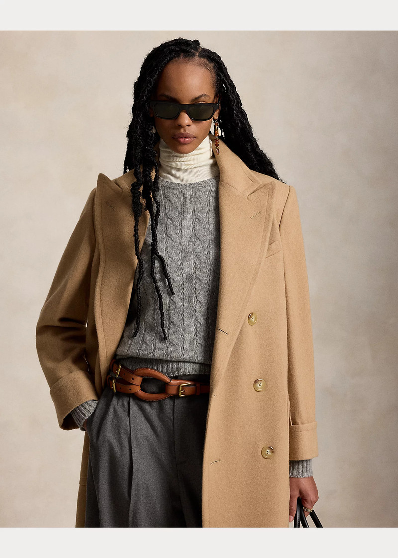 Camel-Hair Long Polo Coat 3