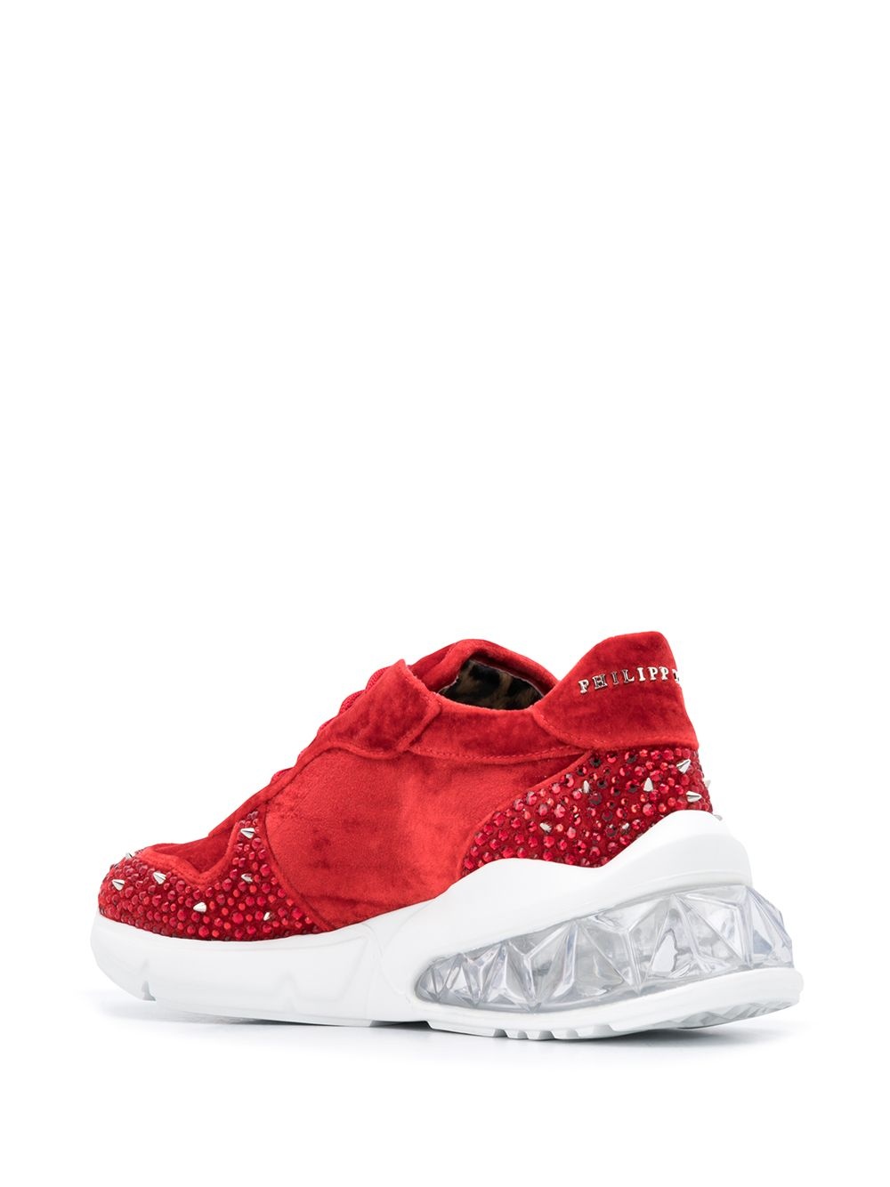 Velvet Studs low-top sneakers - 3