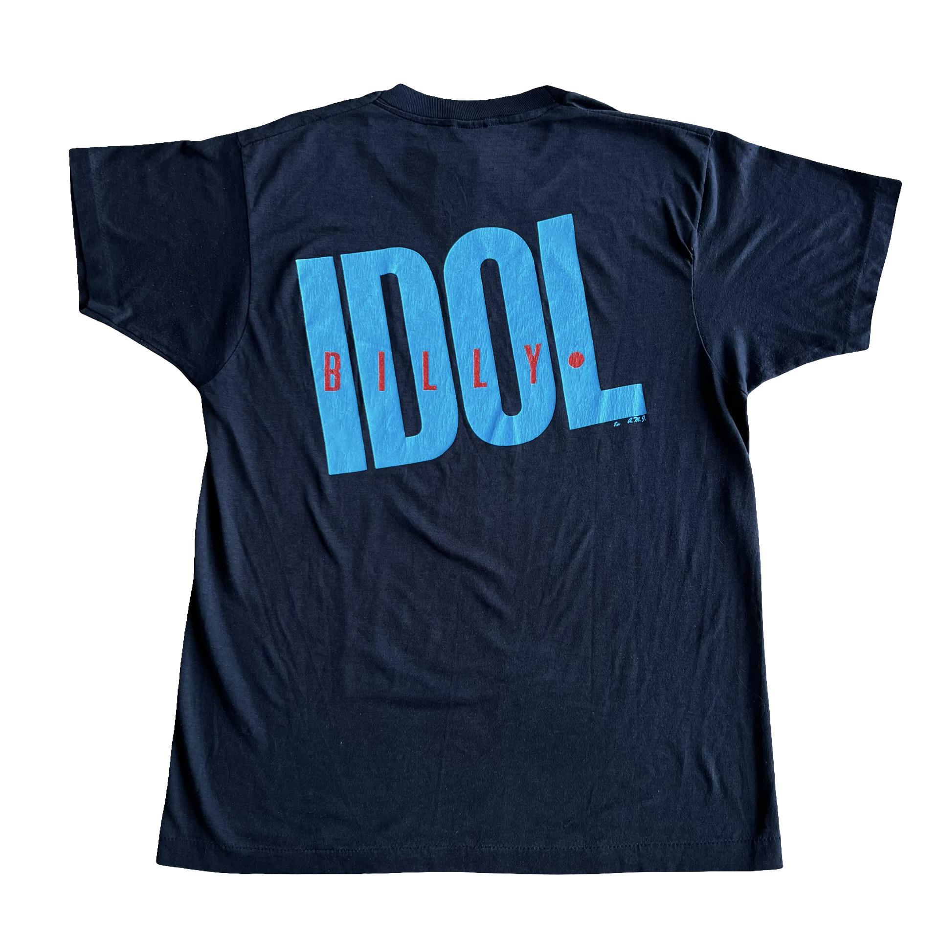 Final Blow - Vintage Billy Idol Rebel Yell 1984 Photo T-Shirt SZ L - 4