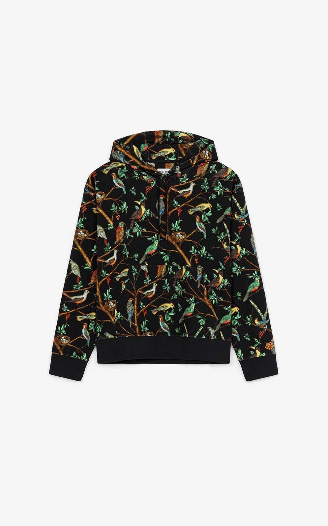 'Tapestry of birds' oversized sweatshirt - 1